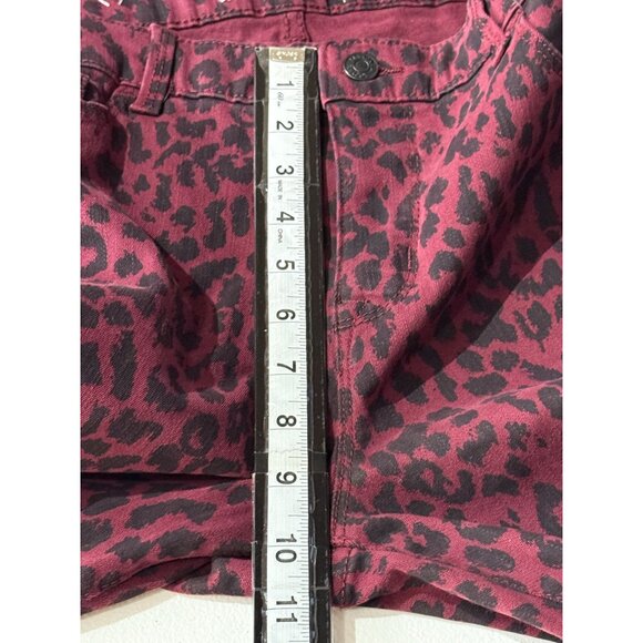 Social Standard by Sanctuary Leopard Mid Rise Ankle Skinny Jeans Size 10 - Picture 7 of 10